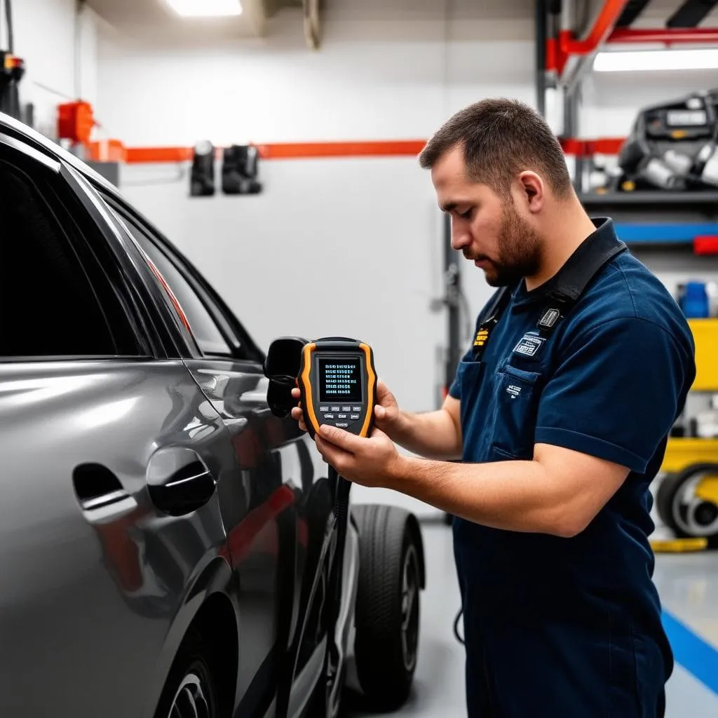 OBD2 Scanner in Use